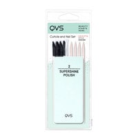 QVS Cuticle And Nail Set Multicolour 8 PCS