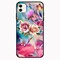 Theodor Apple iPhone 12 6.1 inch Case Butterfly &amp; Pink Rose Flexible Silicone