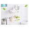 Aiwanto - 2 Pcs White Bathroom shelf wall-mounted toilet sink rack And Towel Bar Towel Hanging Holder