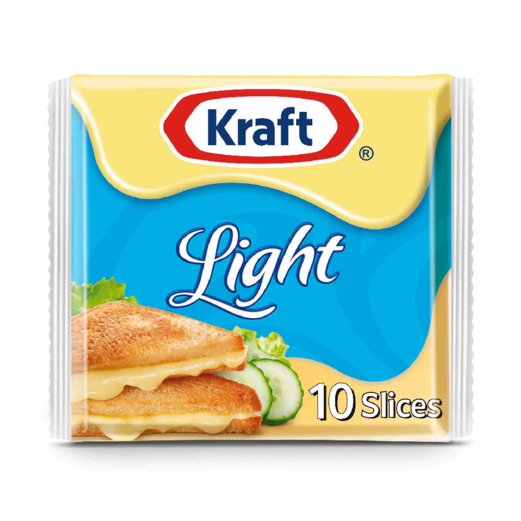 Buy Kraft Cheese Slices Light 200g Online Shop Fresh Food on