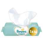 Buy Pampers Sensitive Protect Baby Wipes with 0% Perfumes   Alcohol 56 Wipe Count in Kuwait