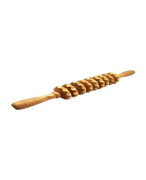 Wooden massage deals roller