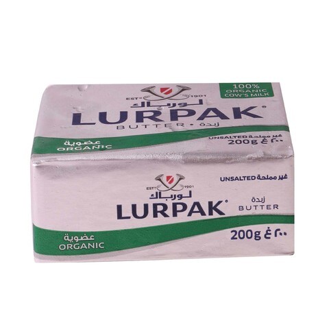 Lurpak Organic Butter Unsalted 200G
