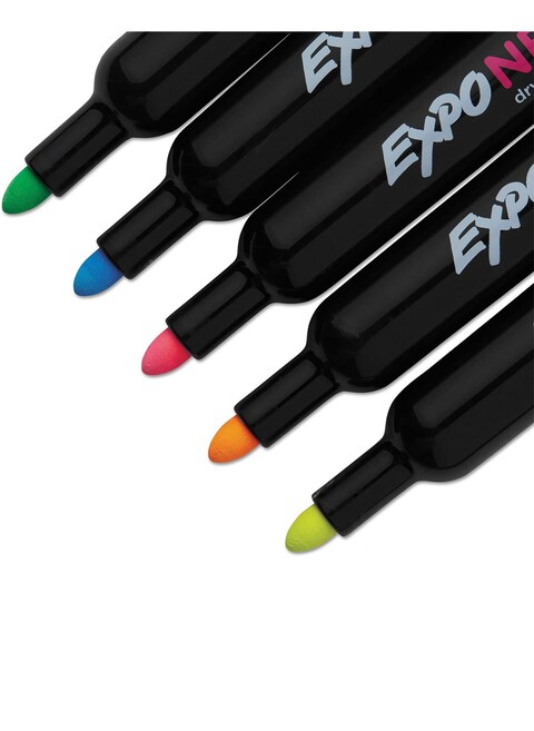 Expo Neon Window Dry Erase Markers Pack of 5