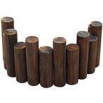 اشتري Lingwei - 90X20X6Cm Wooden Bark Fence Indoor Outdoor Garden Decoration في الامارات