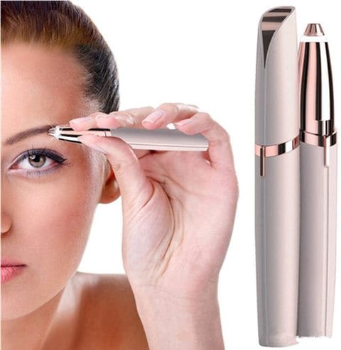 Doreen Flawless Brows Eyebrow Hair Remover Trimmer Eplitor Razor for Women, Lipstick-Sized Eye brow Epilator,Facial Hair Shaver For Good Finishing