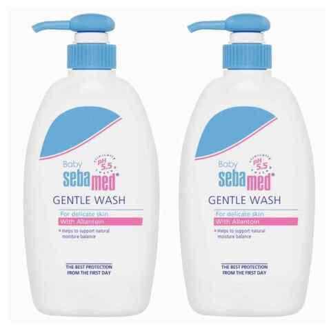 Buy Sebamed Extra Soft Baby Wash 400ml Pack of 2 in UAE