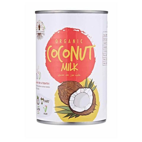 Roots &amp; Leaves Organic Coconut Milk 400ml