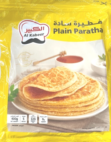 Buy Al Kabeer Paratha Plain 400g in Saudi Arabia