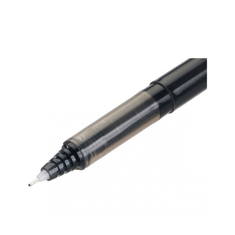 Pilot V5 Hi-Tec Point Rollerball Pen Black 0.5mm 2 PCS