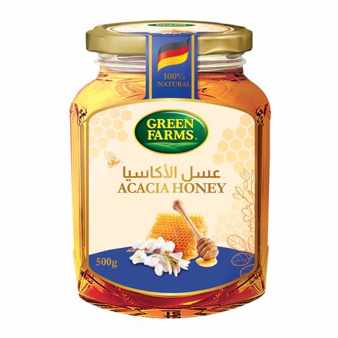 اشتري جرين فارمز عسل الأكاسيا 500 جرام في السعودية