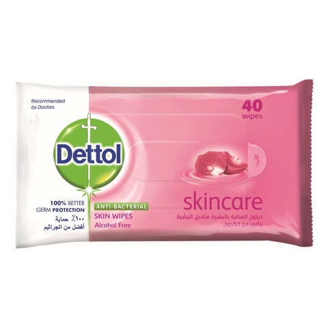Dettol Skincare Anti-Bacterial Skin 40 Wipes