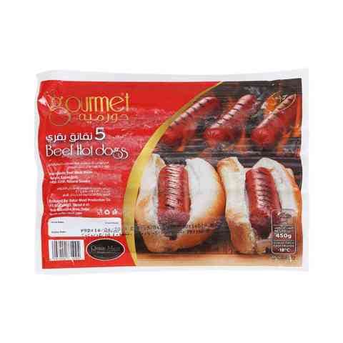 Gourmet Beef Hot Dogs 450g