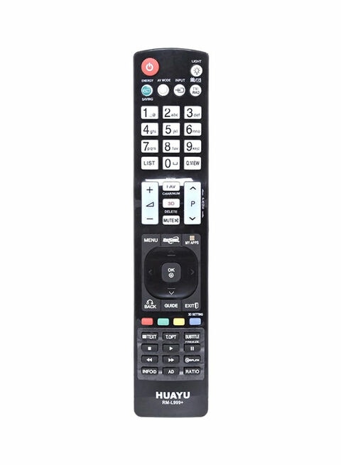 Huayu Remote Control For Lg Lcd/Led Tv Black