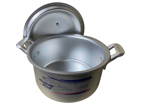 Easy To Clean Dishware Safe Kitchen King Anozdized Royal Pot 5 Pcs Set 2x6 Size 18/20/23/26/28 Cm Original Made In Pakistan