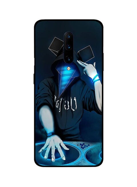 Theodor - Protective Case Cover For Oneplus 7 Pro Blue Face Boy