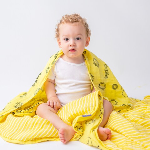 Cotton muslin hot sale baby blankets