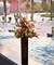 LINGWEI Big Wooden Cylendrical Shaped Pots Flower Barrels Flower Planter Flower Vase Round Planting Pots Garden Flower Pot