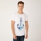 Anemoss Anchor Men&rsquo;s T-shirts, Short Sleeve, Cotton, Crewneck, Mens T shirt, Ultra Soft, Modern Fit Shirts For Men