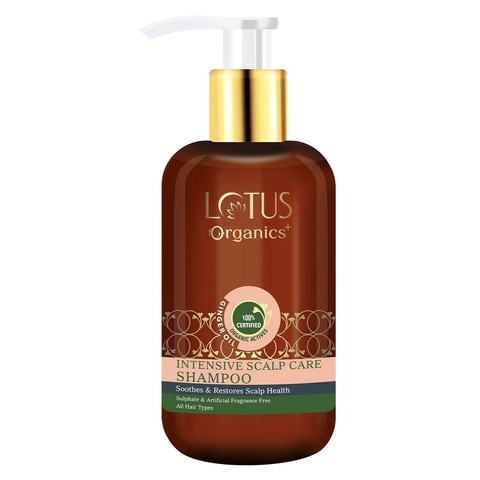 Lotus Organics Ginger Oil Intensive Scalp Care Shampoo Brown 210ml