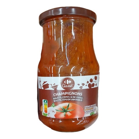 Buy Carrefour Forest Tomato Sauce With Mushrooms 420g in Saudi Arabia