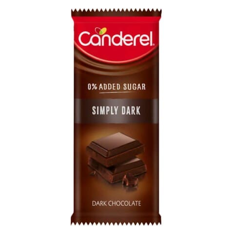 Canderel Simply Dark Chocolate Bar 100g