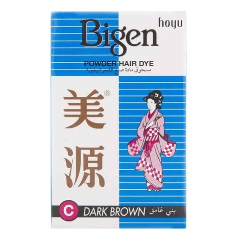 Buy Bigen Powder Hair Dye Dark Brown 6g Online - Shop Beauty & Personal  Care on Carrefour Saudi Arabia