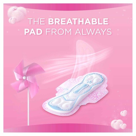 Always, Feminine Pads, Sensitive Night Pads, Maxi Thick Large With Wings -  24 Pcs