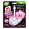 WC Net Style Crystal Pink Flowers Toilet Rim Blocks White 36.5g