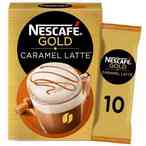 Buy Nescafe Gold Latte Caramel Coffee 17gx10 in Kuwait