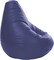 Luxe Decora PVC Bean Bag With Filling, 90x80x80cm (Navy Blue)
