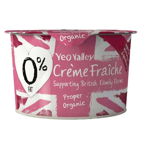 Yeo Valley Organic Fat Free Creme Fraiche 200g