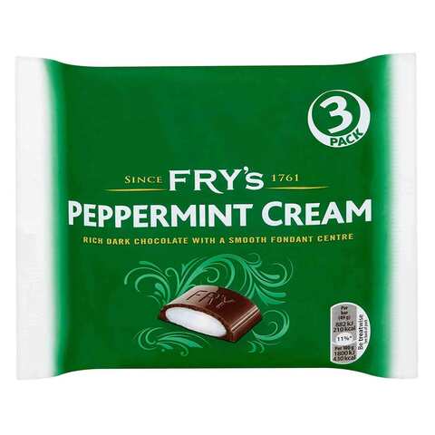 Fry&#39;s Dark Chocolate Peppermint Cream 147 Gram