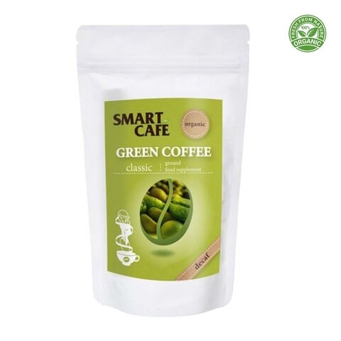 Dragon Superfoods Smart Cafe Organic Classic Decaffeinated Green Coffee Beans 200g