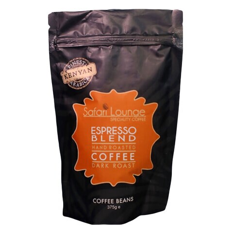 Safari Lounge Espresso Blend Dark Roast Coffee Beans 375g