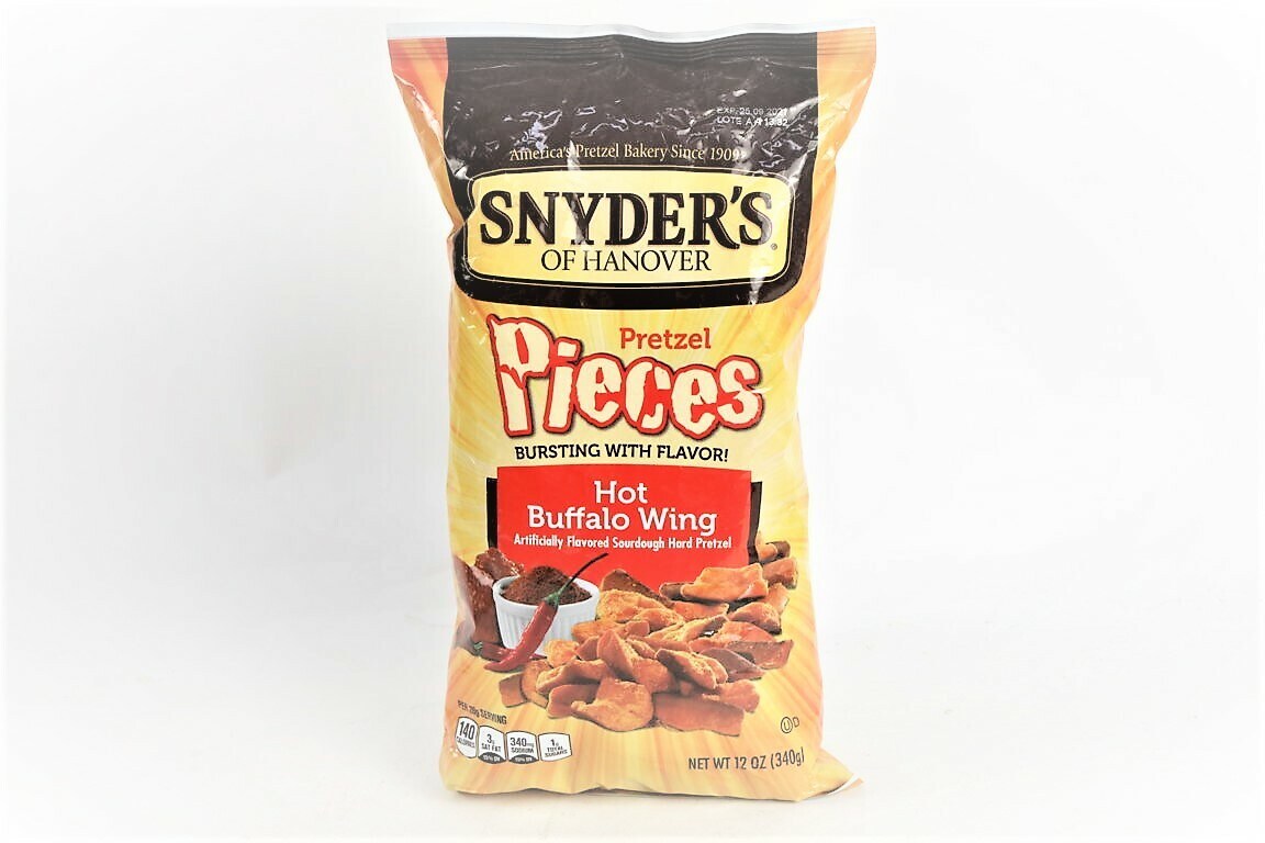 Buy Snyder 39 S Of Hanover Pretzel Pieces Bursting With Flavor Hot Buffalo Wings 340g