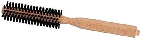 Blow Drying Modeling Min Round Hiar Brush Roller Comb Wooden Hair Stying Rounder Brush
