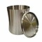 Home Pro Stainless Steel Cotton Swab Container Silver