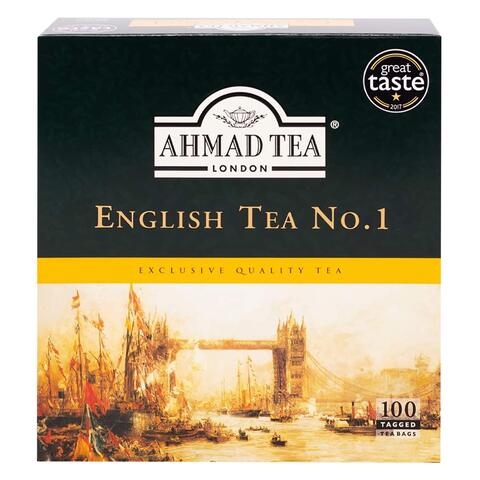 Buy Ahmad Tea - English Tea No.1 - 2g x100 Tagged Teabag in Saudi Arabia