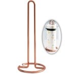 Buy Doreen Rose gold Paper Towel Roll Stand for Kitchen Stainless Steel Holder for Modern Home Deacute;cor (Rose gold GC2179A) in UAE