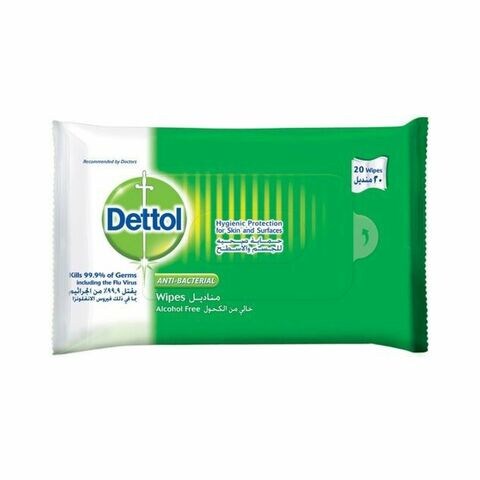 Dettol Anti Bacterial Original Skin Wipes 20 count