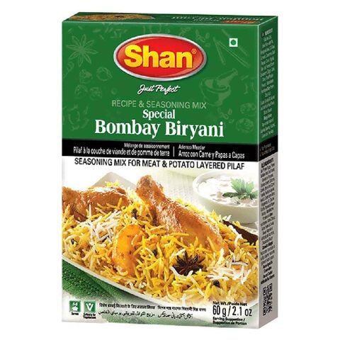 Shan Special Bombay Biryani Recipe And Seasoning Mix 60g