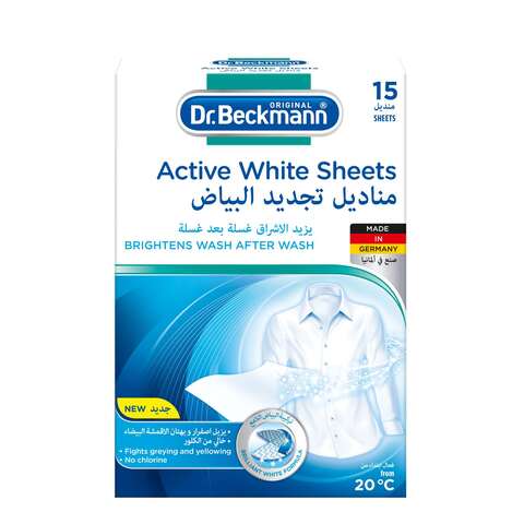 Dr.Beckmann Active White Sheets 15 PCS