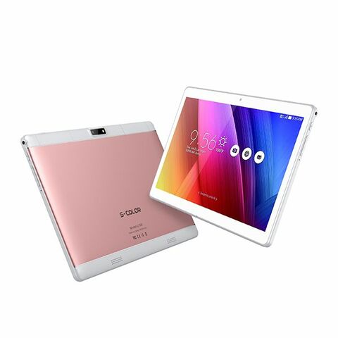 S-Color U100 10.1-Inch Tablet, Dual Sim, 4GB Ram, 64GB, 4G Lte, Wi-Fi, Rose Gold