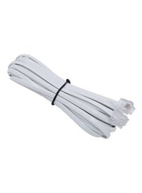 Generic Telephone Patch Cord 10Meter, White