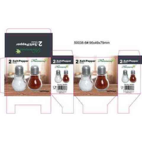 Light Bulb Salt and Pepper Glass Shaker Set