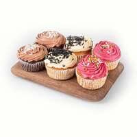 Assorted Mini Cup Cakes 6-Piece Pack