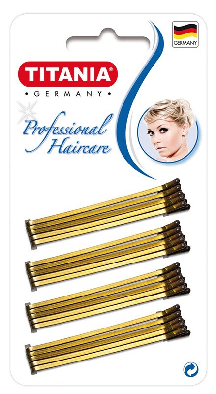 اشتري تيتانيا مجموعة دبابيس شعر - لون ذهبي - 20 دبوس في مصر