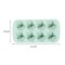 IBAMA Star Shaped Silicone Ice Cube Tray Freeze Mold Maker Tools Club Bar Party Use for Making Jelly Gummy Pudding Candy Ice Cream Chocolate Ice DIY(Green)