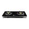 AFRA Japan Two Burner Gas Stove,  Compact Design, Ceramic Ignition, Tempered Glass Top, Easy-To-Clean, Stainless Steel Housing, G-MARK, ESMA, ROHS, and CB Certified, 2 years warranty